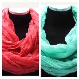 Crinkle Infinity Scarf bundle